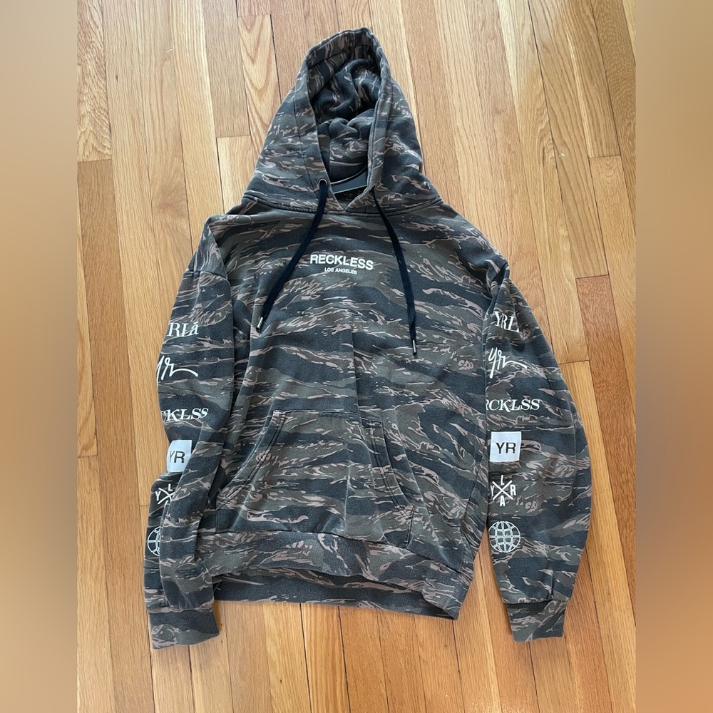 Young & Reckless camo hoodie